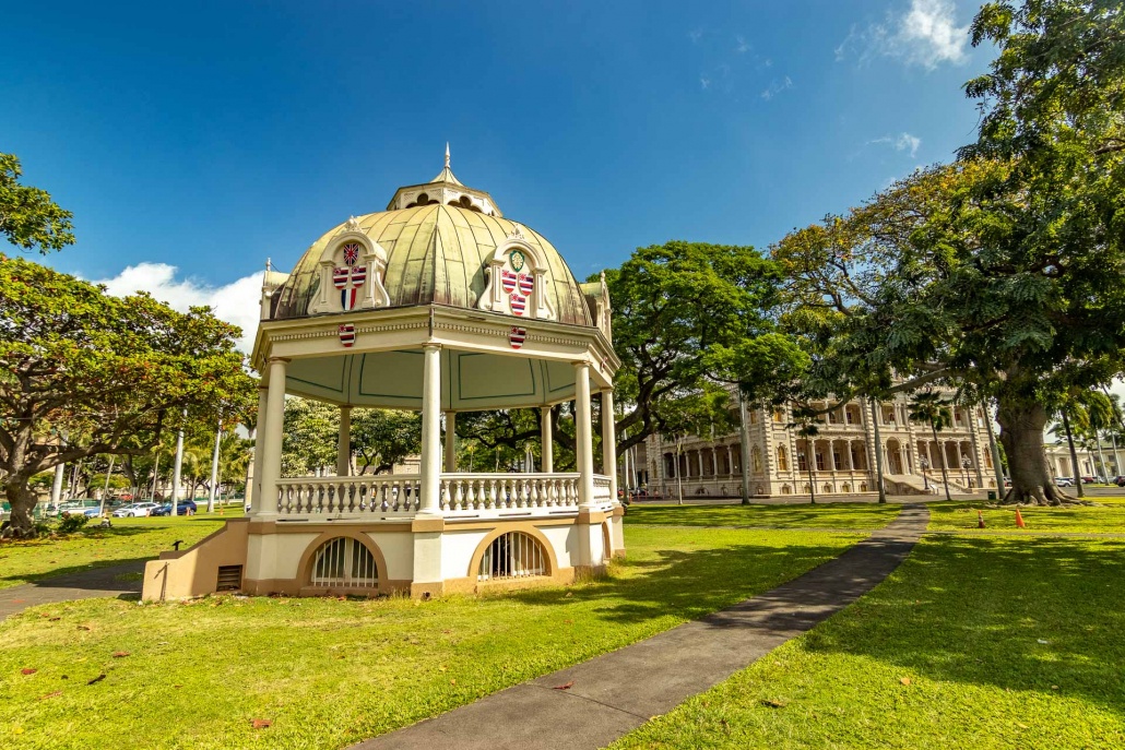 Iolani Palace Pavilion and Palace Oahu