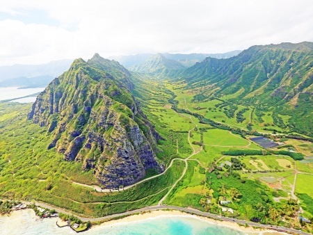 kaaawa valley in kualoa ranch oahu hawaii shutterstock