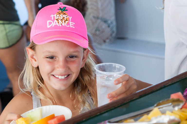 Kid Enjoy Food Maui Classic Charters 
