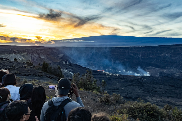 Kilauea And Mauna Loa Big Island Hawaii