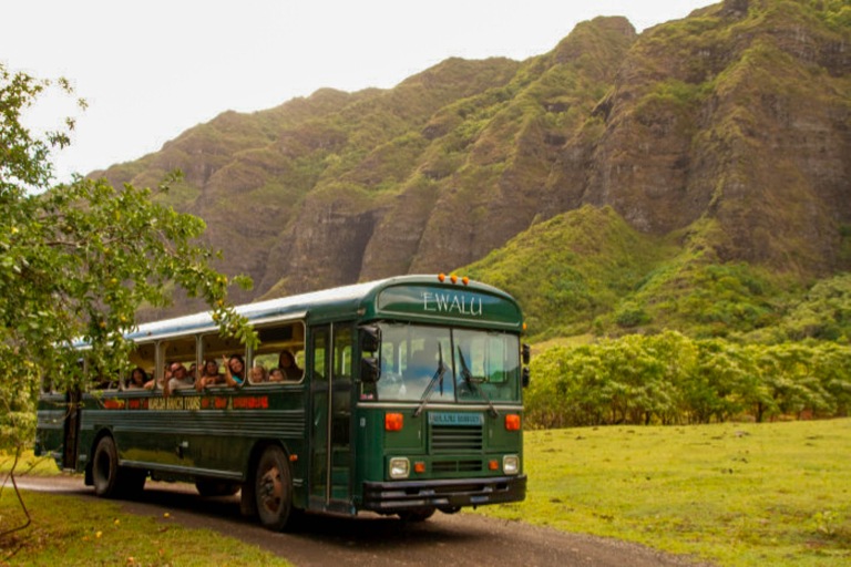 Kualoa Hollywood Movie Sites Tour Movie Site Tour Bus
