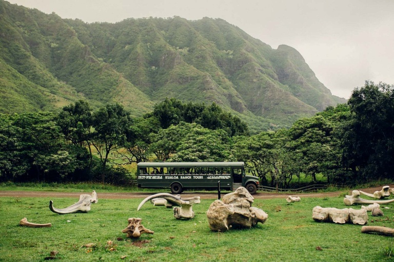 Kualoa Hollywood Movie Sites Tour Unforgettable Experience Bus