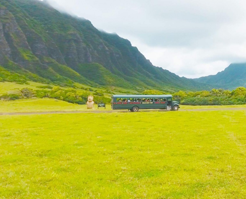 kualoa jurassic adventure tour ford trucks