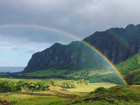 Kualoa Jurassic Valley Adventure Valley Views Slide