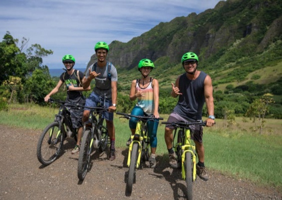 Kualoa Jurassic Valley E Mountain Bike Friends