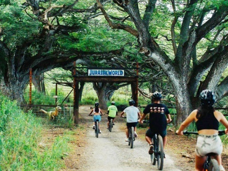 take a ride through jurassic world e bike tour kualoa