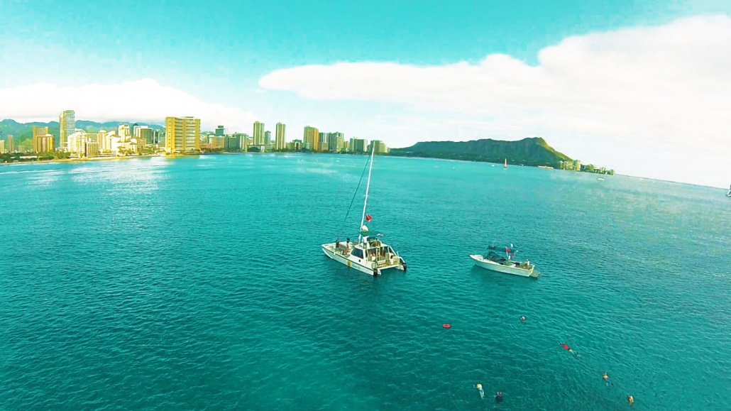 Views of Diamond Head and The Honolulu Skyline