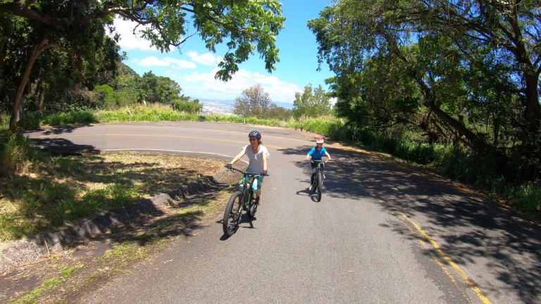 Ebike Hawaii uphill