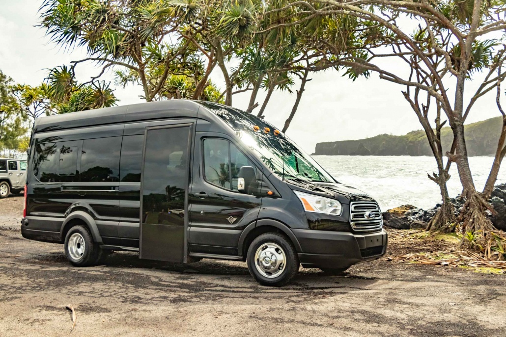 Van Vehicle Keanae Road to Hana Maui