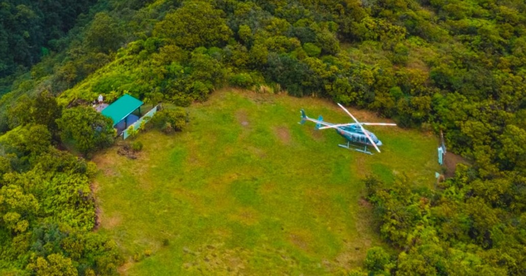 big island volcano kohala landing paradise helicopters