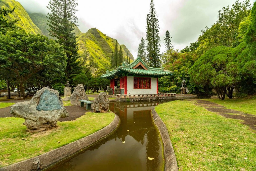 Iao Valley Heritage Gardens Chinese Pagoda Maui