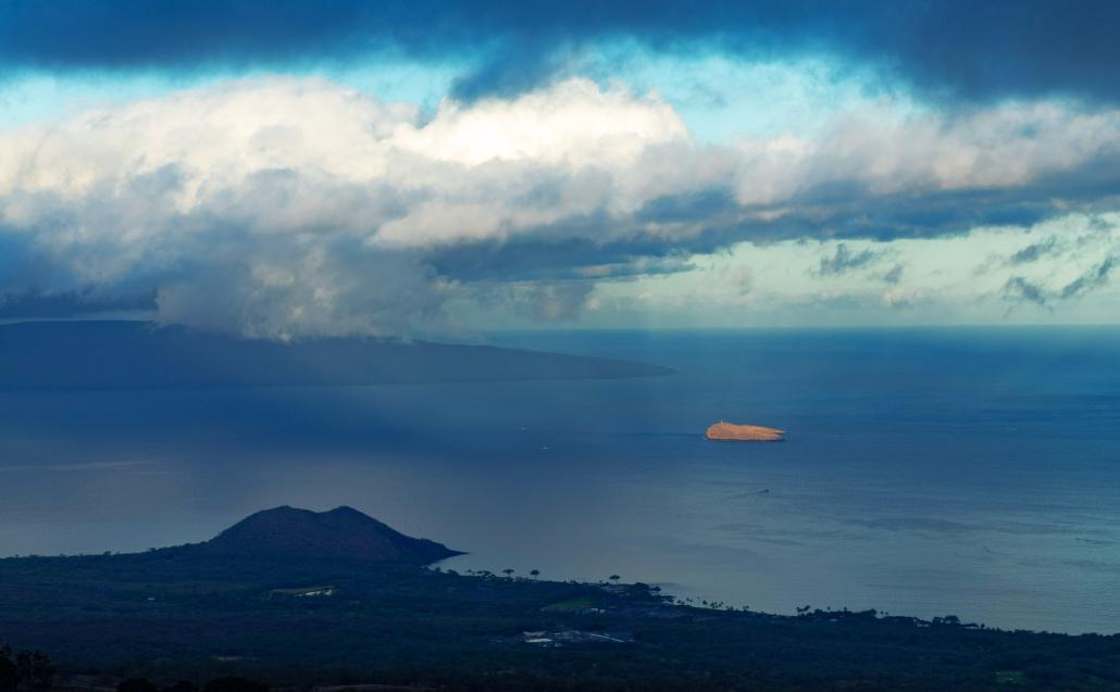 Molokini And Kahoolawe Island Seen From Ulupalakua Ranch Upcountry Maui