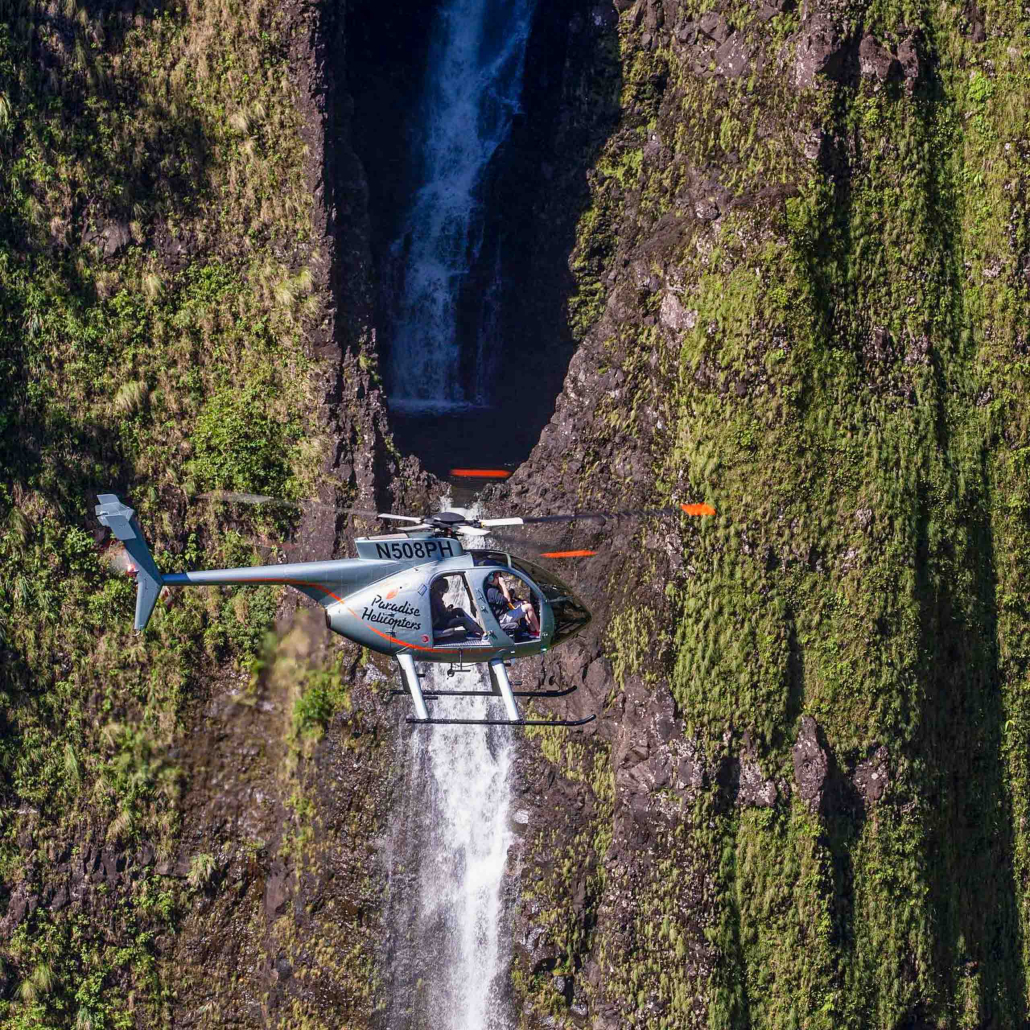 Paradisecopters Doors Off Kohala Waterfall