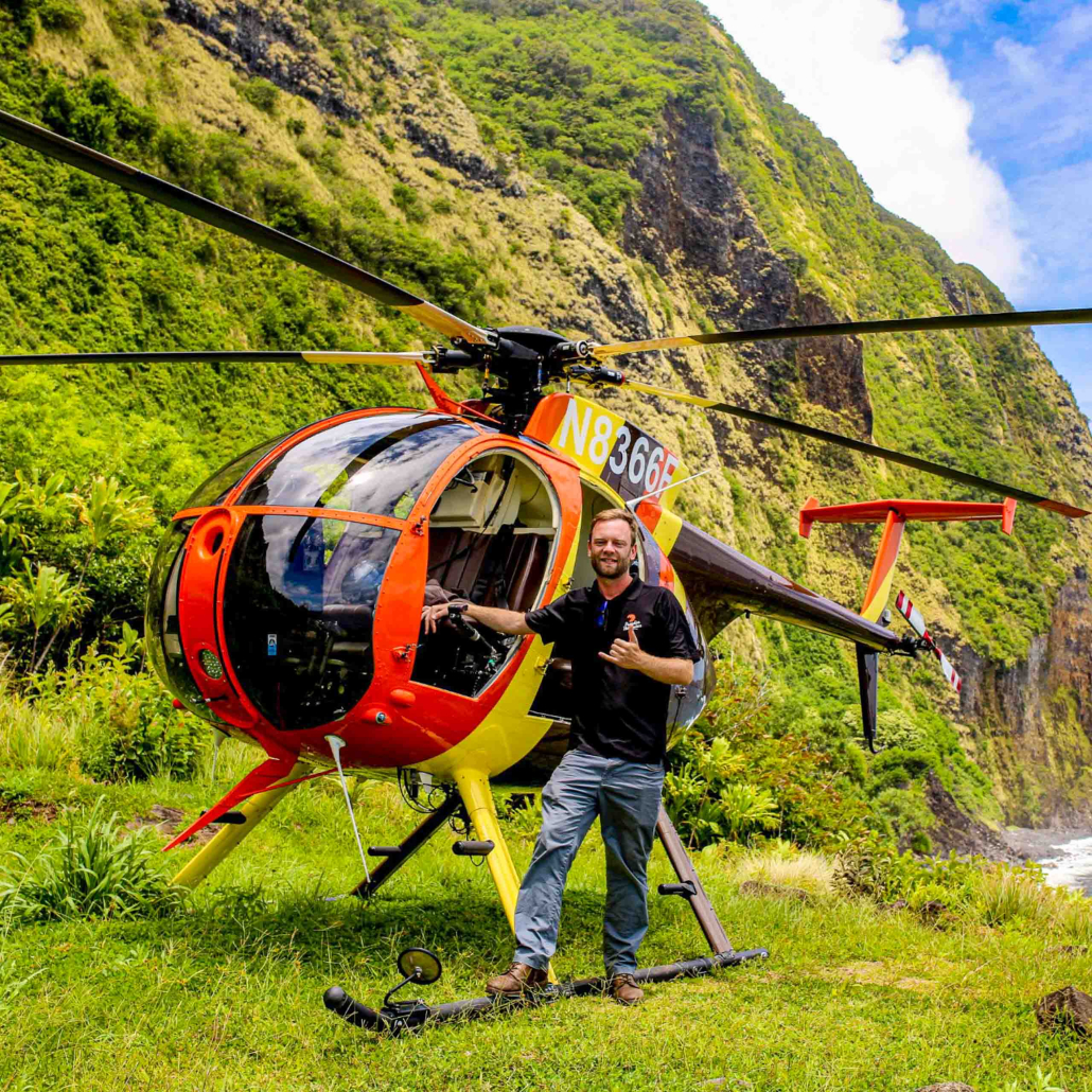 Paradisecopters Oahu Doors Off Helicopter Tour Pilot 