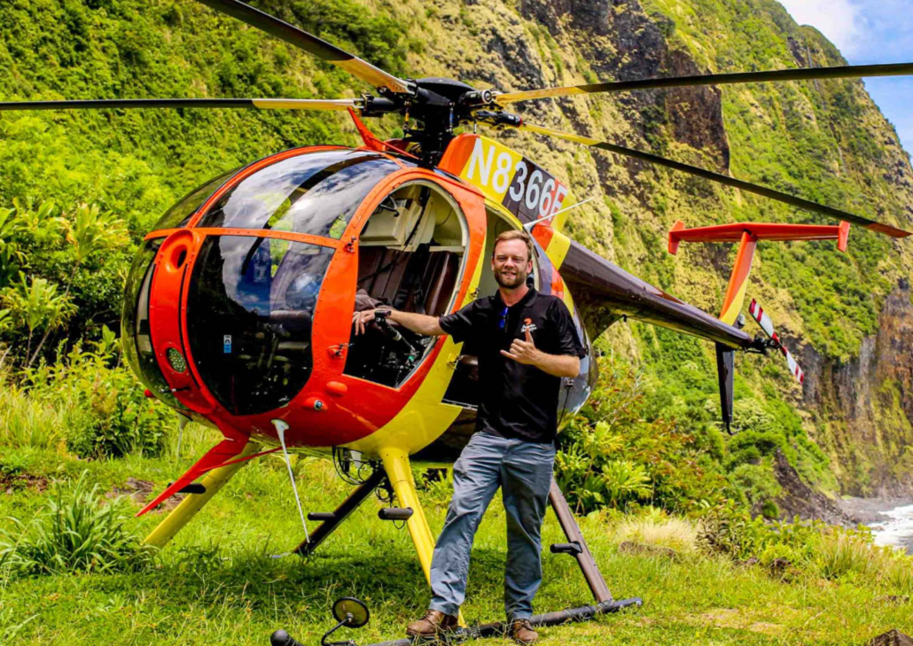 Paradisecopters Oahu Doors Off Helicopter Tour Pilot 