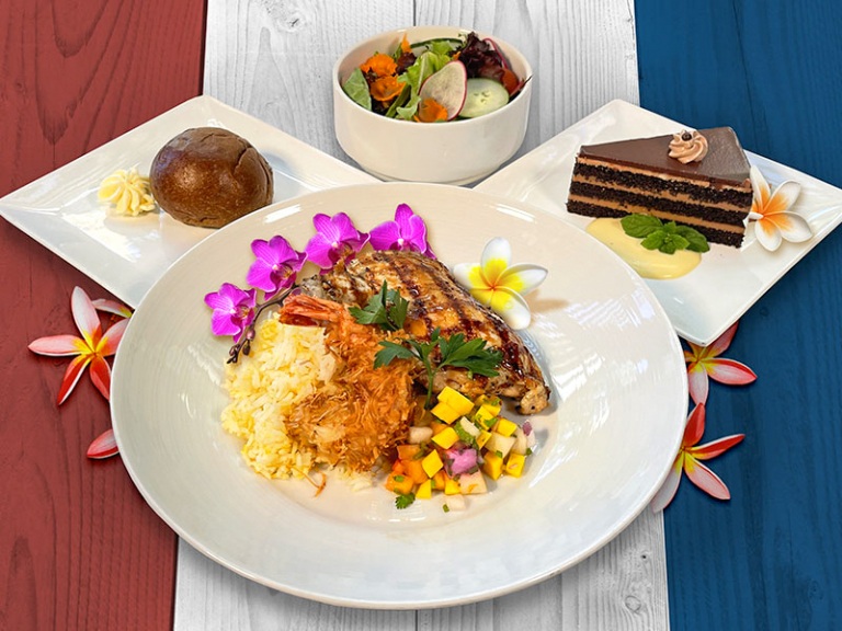 Liberty Luau Food Pearl Harbor Aviation Museum Oahu