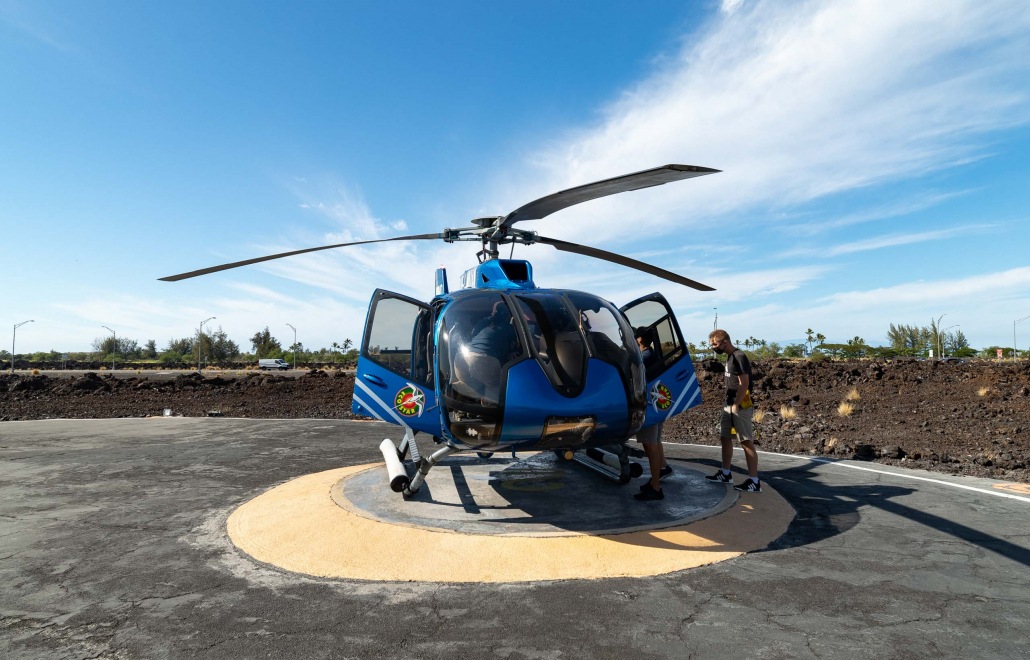 Kohala Coast Helicopter Tour Aircraft Big Island.