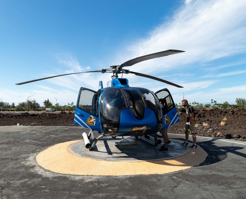 Kohala Coast Helicopter Tour Aircraft Big Island.