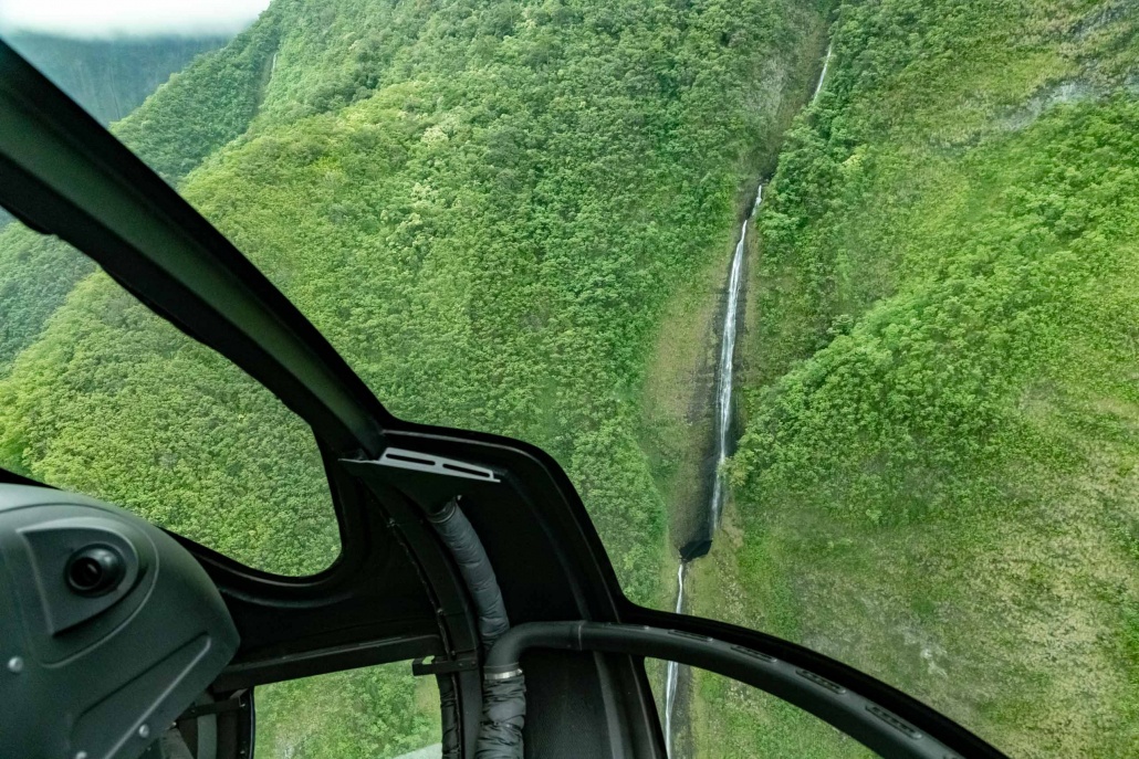 Kohala Coast Helicopter Tour Windows and Waterfall Big Island