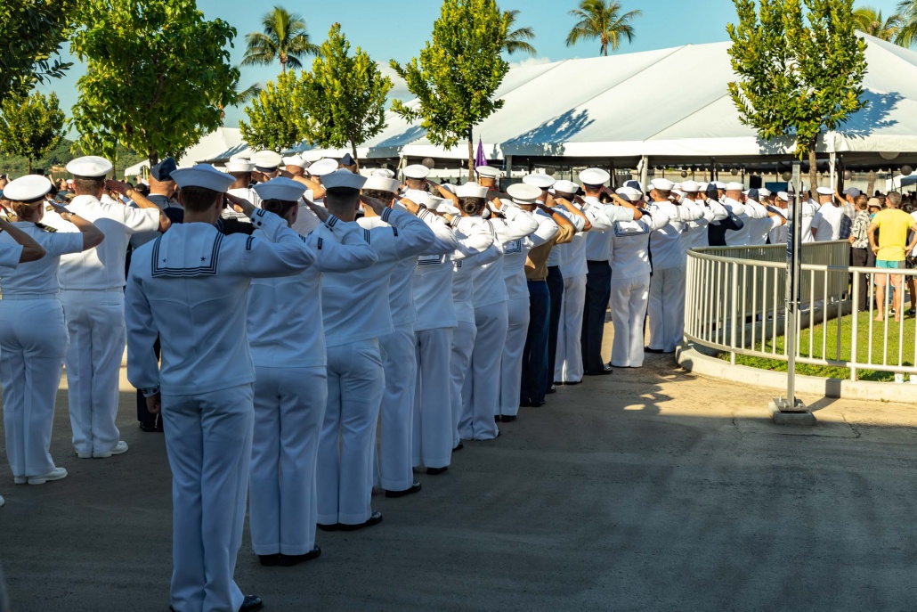 Pearl-Harbor-Day-Dec-7th-Navy-Personnel-Salute-Oahu