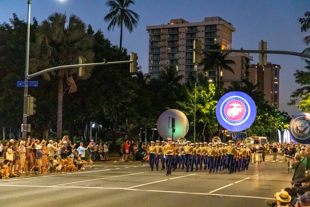 Pearl Harbor Day Dec th Parade Honolulu Oahu