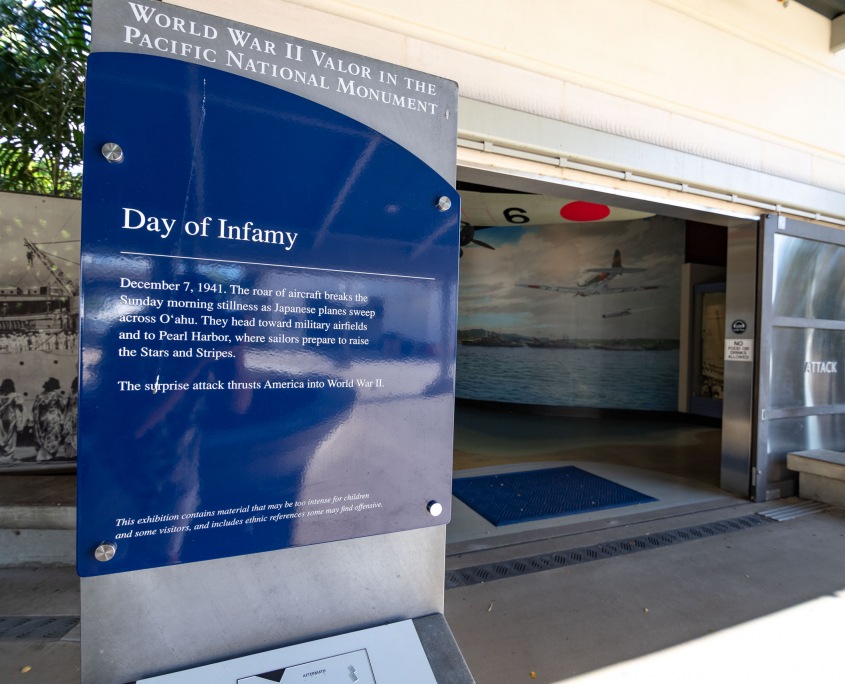 Pearl Harbor Museum at Visitor Center Oahu