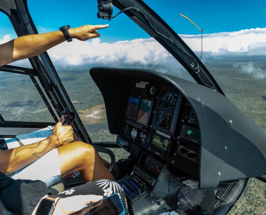 Volcanoes Nationa Park Helicopter Pilot Big Island