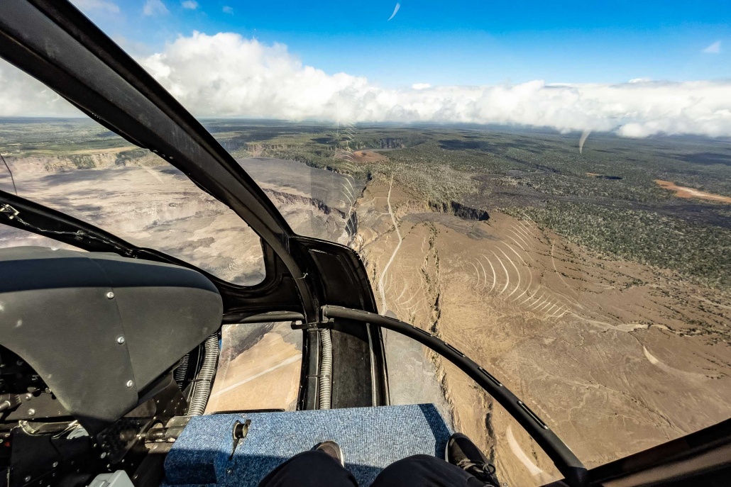 Volcanoes National Park Helicopter Windows Big Island