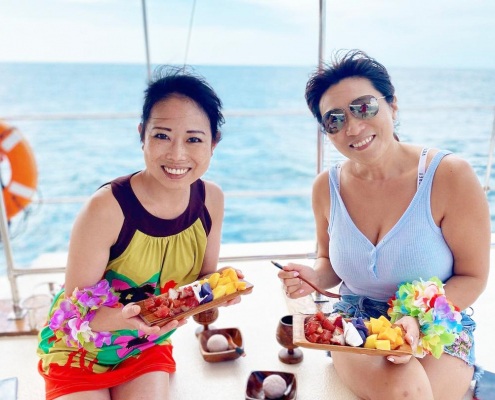 create an experience with a private sailing canoe charter