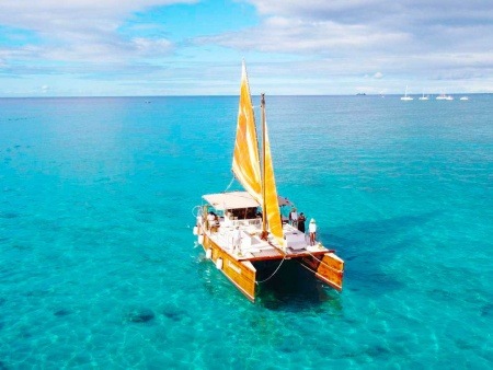 gorgeous shot of our waa kaulua kamoauli