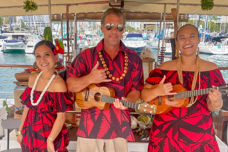 Kamoauli Experience On A Traditional Sailing Cultural Guitarist Dancers