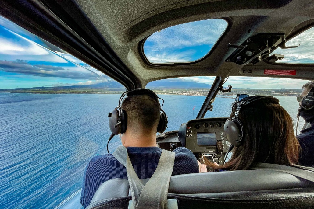 Helicopter View Interior Maui Coastline