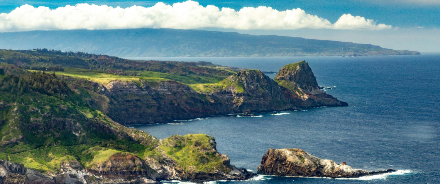 Helicopter View West Maui Coastline