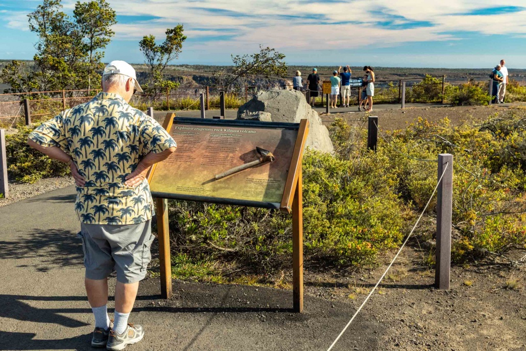 Kilauea Overlook Volcanoes National Park Big Island Circle Island