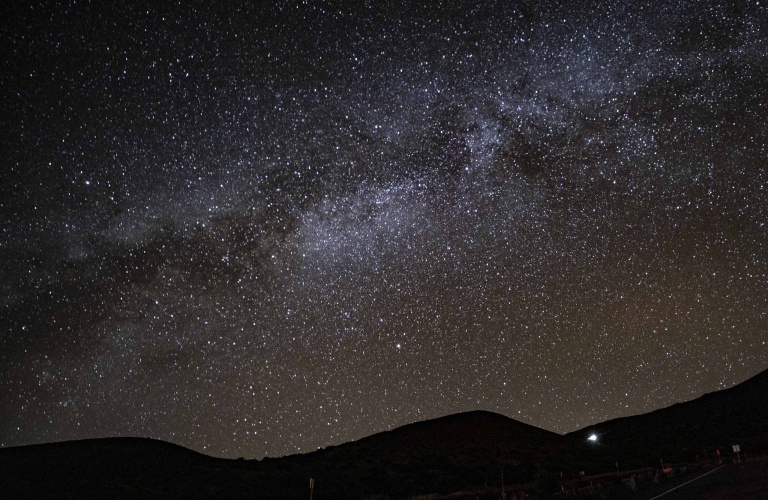 Milky Way in Night Sky Big Island