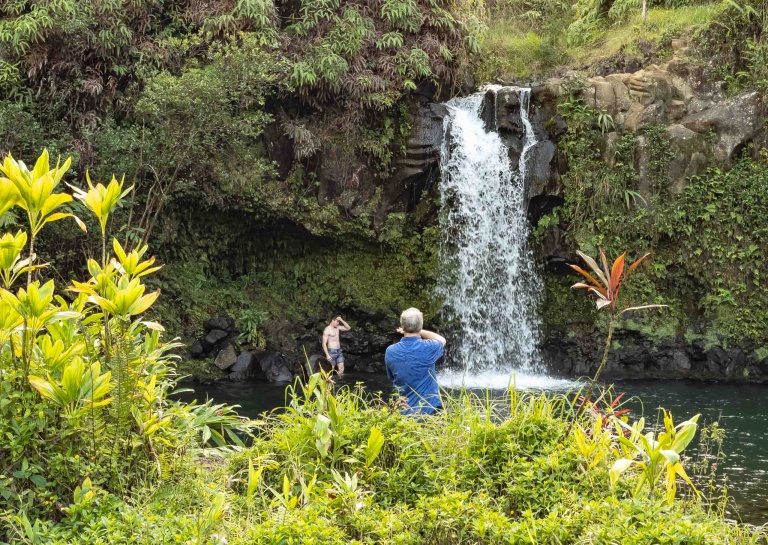 Waterfall Swim Photographer Hana Maui