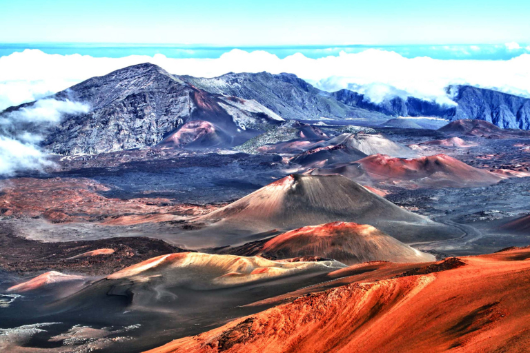 Circle Island Maui Helicopter Tour Caldera Of The Haleakala Volcano Maui Hawaii
