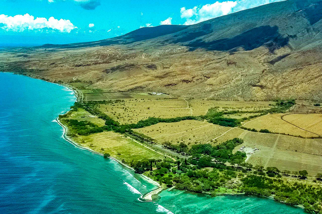 Circle Island Maui Helicopter Tour Coastline Aerial West Maui Mountains