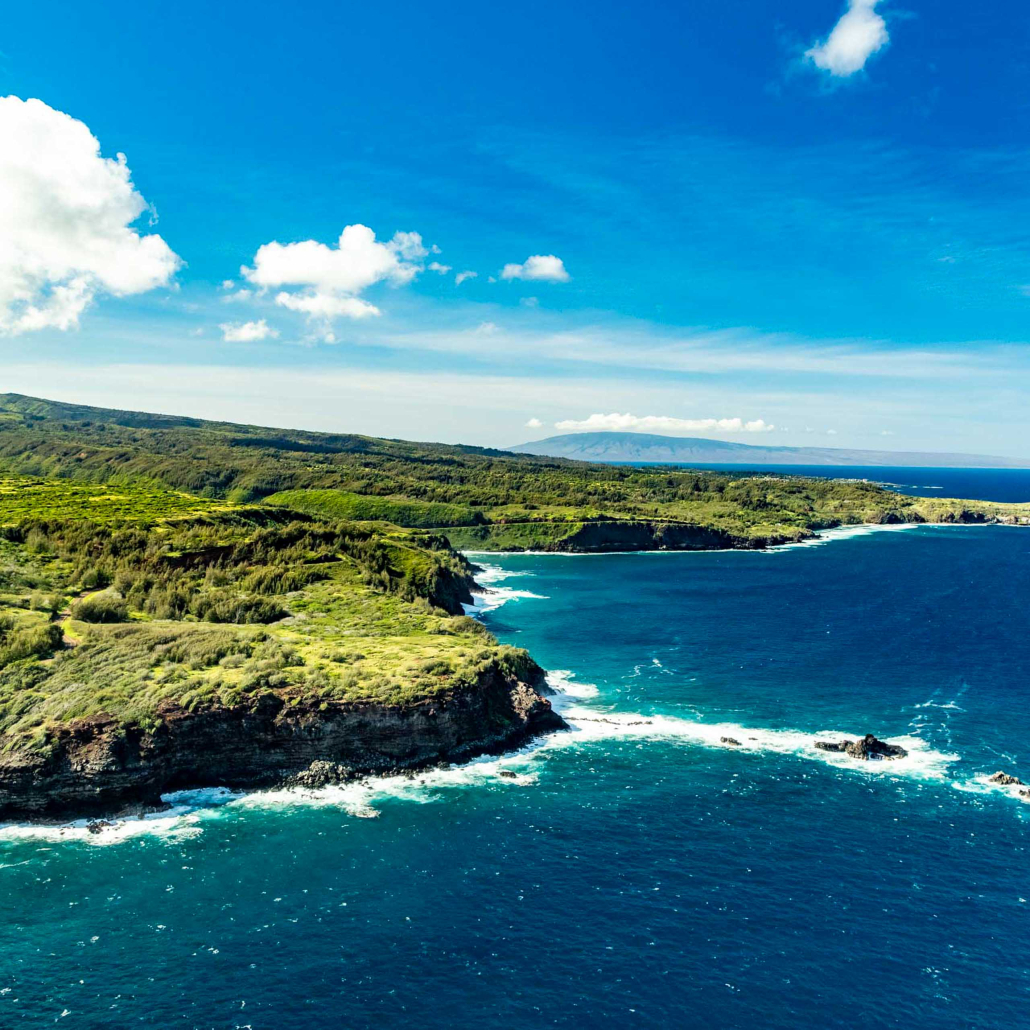 Circle Island Maui Helicopter Tour Coastline And Island