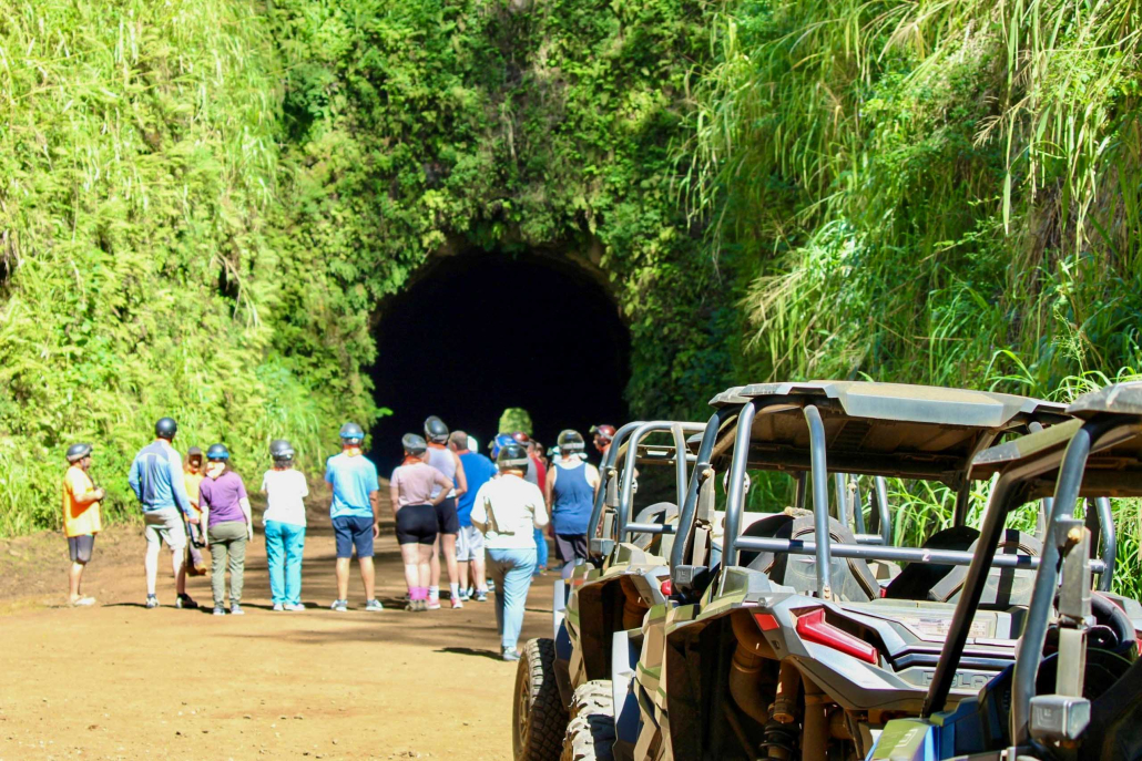 Kauaiatv Backroads Atv Tour Gather Infront Wilcox Tunnel