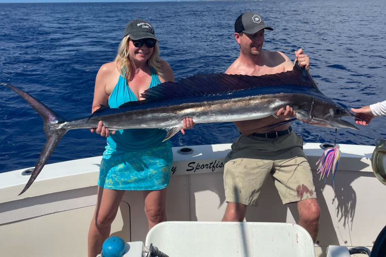 Konacowboysportfishing Kona Fishing Blue Marlin Couple