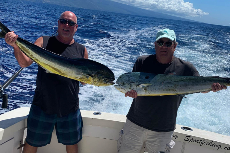 Konacowboysportfishing Kona Fishing Mahi Mahi Double