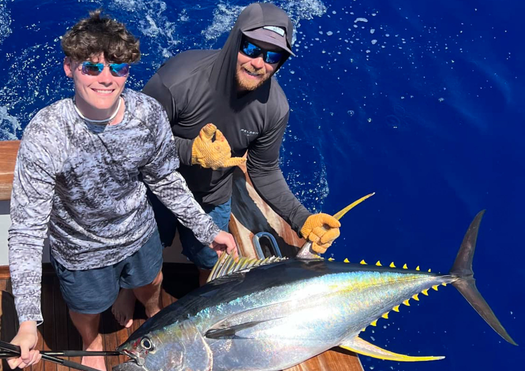 Konacowboysportfishing Kona Fishing Slide Yellowfin Tuna