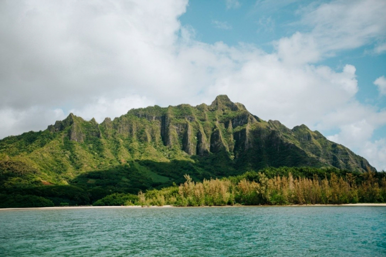 Kualoa Ocean Voyage Adventure Tour Kaneohe Bay Far View