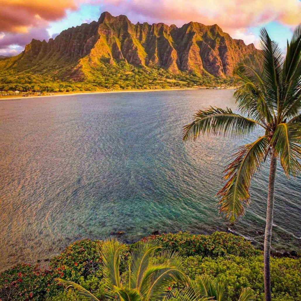 Ocean Voyage Adventure Tour Beautiful Kualoa Mountain Range From Mokolii Island Kualoa Ranch