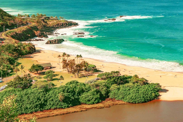 waimea bay and beach north shore oahu hawaii