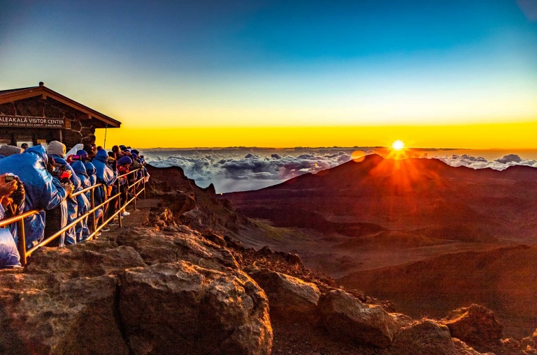 Haleakala National Park Crater Sunrise Maui