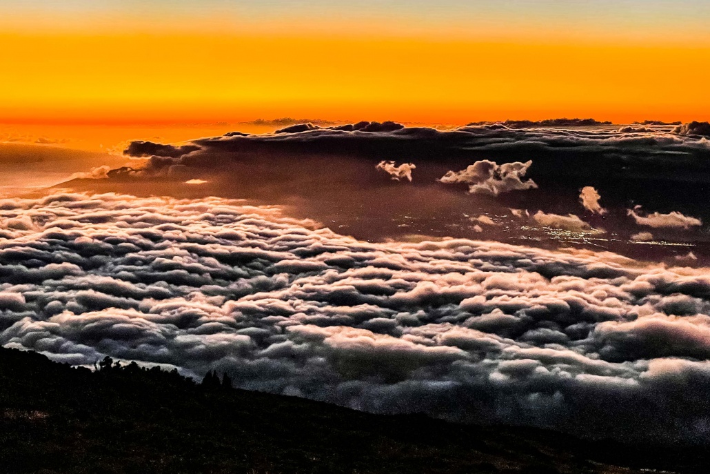 Haleakala National Park Summit Sunset Maui