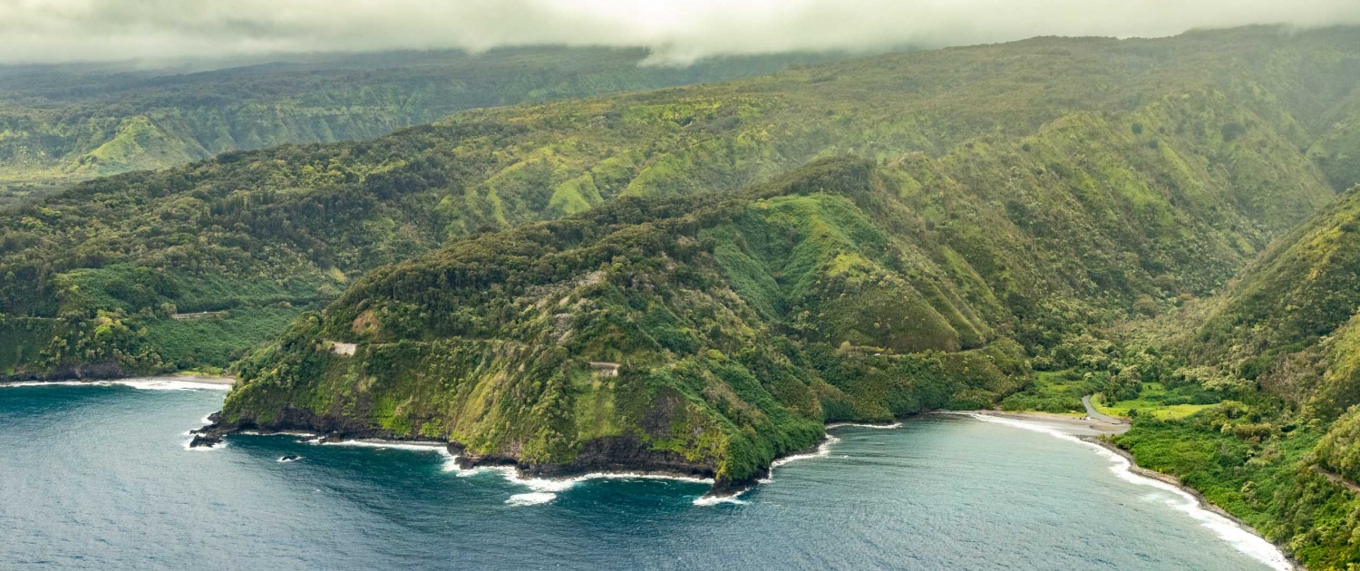Helicopter Tour Road to Hana Coast Maui