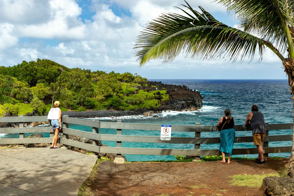 Road to Hana Black Sand Beach Park Maui